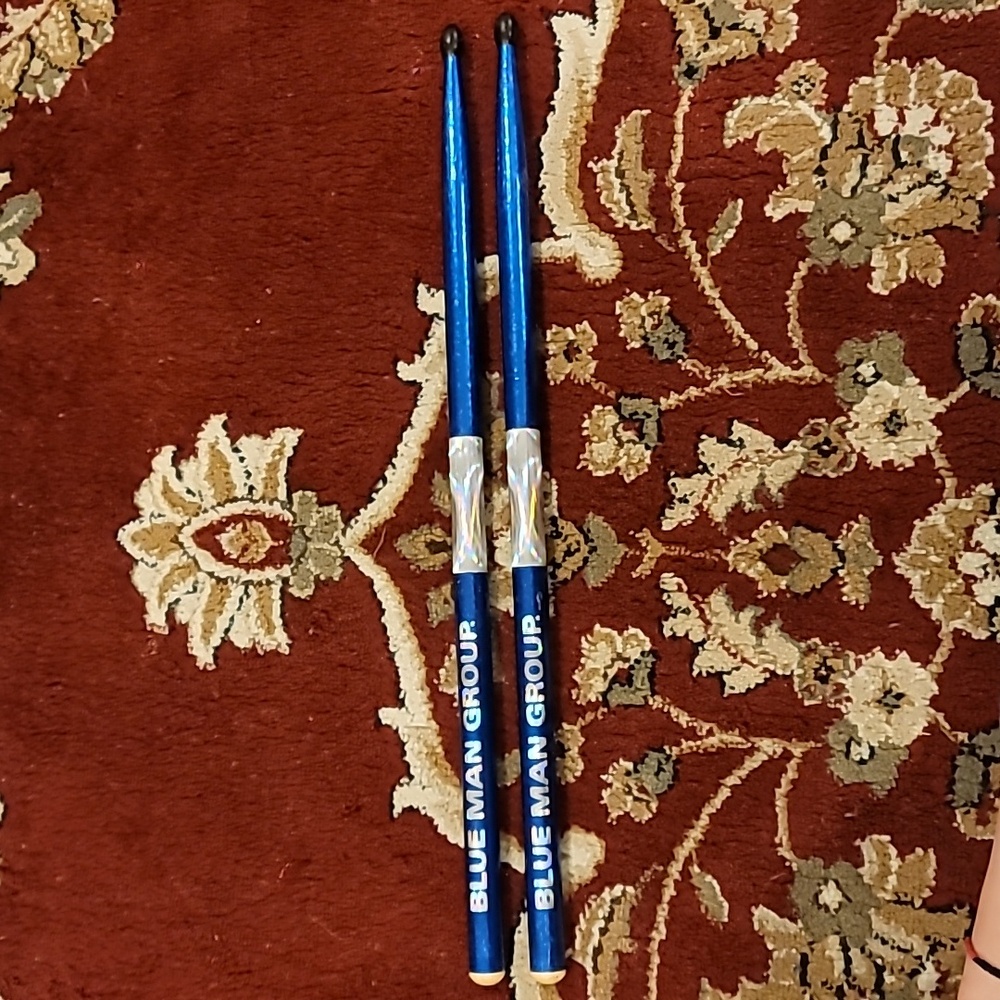Blue Man Group drum sticks
